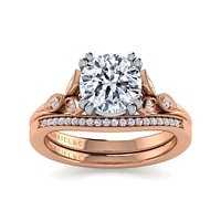 Gabriel & Co 8 Engagement Ring 14K Two-Tone Gold Victorian ER11721R8T44JJ