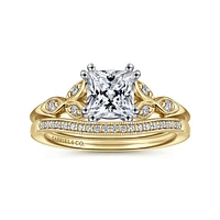 Gabriel & Co 5.5 Engagement Ring 14K Gold Victorian ER11721S4M44JJ