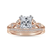 Gabriel & Co 5.5 Engagement Ring 14K Two-Tone Gold Victorian ER11721S4T44JJ