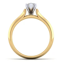 Gabriel & Co 7x5 Engagement Ring 14K Gold Classic ER11832P3M4JJJ
