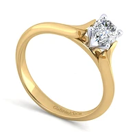 Gabriel & Co 7x5 Engagement Ring 14K Gold Classic ER11832P3M4JJJ