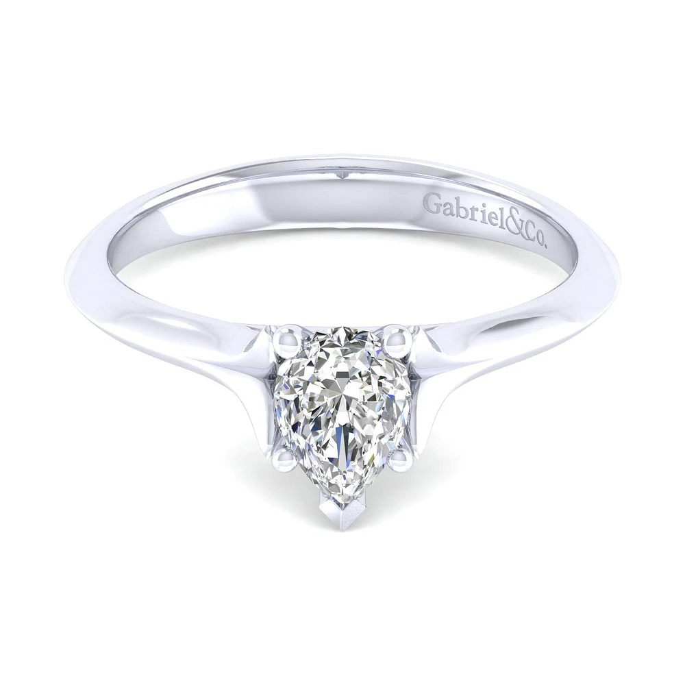 Gabriel & Co 7x5 Engagement Ring Platinum Classic ER11832P3PTJJJ