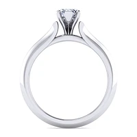 Gabriel & Co 7x5 Engagement Ring 14K White Gold Classic ER11832P3W4JJJ