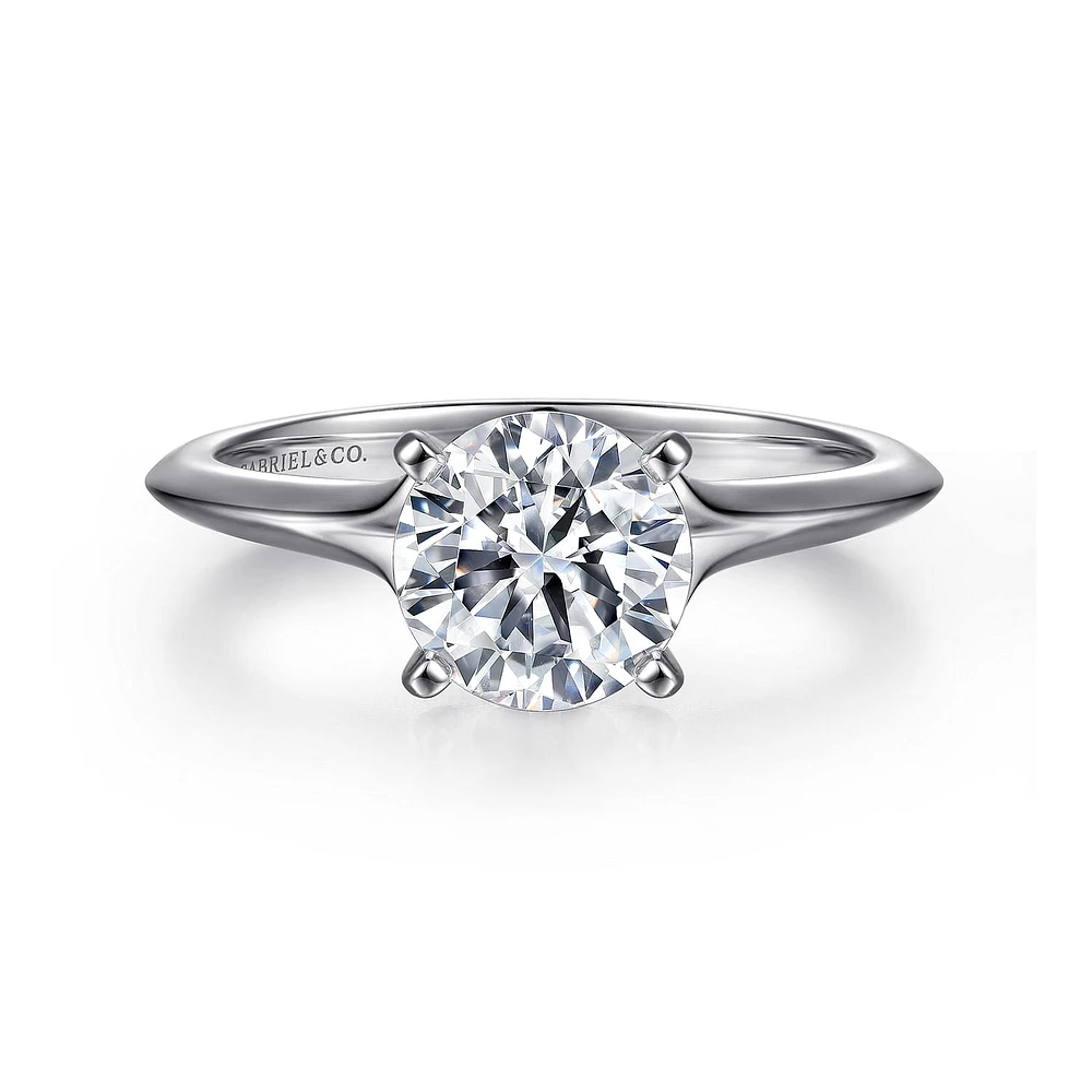 Gabriel & Co 7 Engagement Ring 14K White Gold Classic ER11832R6W4JJJ