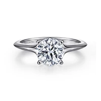 Gabriel & Co 7 Engagement Ring 14K White Gold Classic ER11832R6W4JJJ