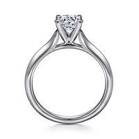 Gabriel & Co 7 Engagement Ring 14K White Gold Classic ER11832R6W4JJJ