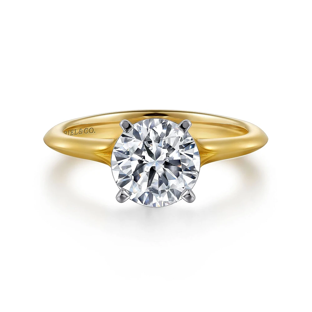 Gabriel & Co 8 Engagement Ring 14K Gold Classic ER11832R8M4JJJ