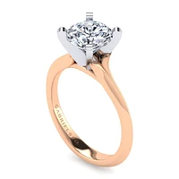 Gabriel & Co 8 Engagement Ring 14K Two-Tone Gold Classic ER11832R8T4JJJ