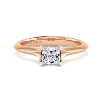 Gabriel & Co 5 Engagement Ring 14K Two-Tone Gold Classic ER11832S3T4JJJ
