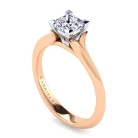 Gabriel & Co 5 Engagement Ring 14K Two-Tone Gold Classic ER11832S3T4JJJ