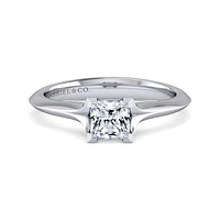 Gabriel & Co 5 Engagement Ring 14K White Gold Classic ER11832S3W4JJJ