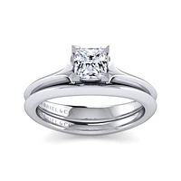 Gabriel & Co 5 Engagement Ring 14K White Gold Classic ER11832S3W4JJJ