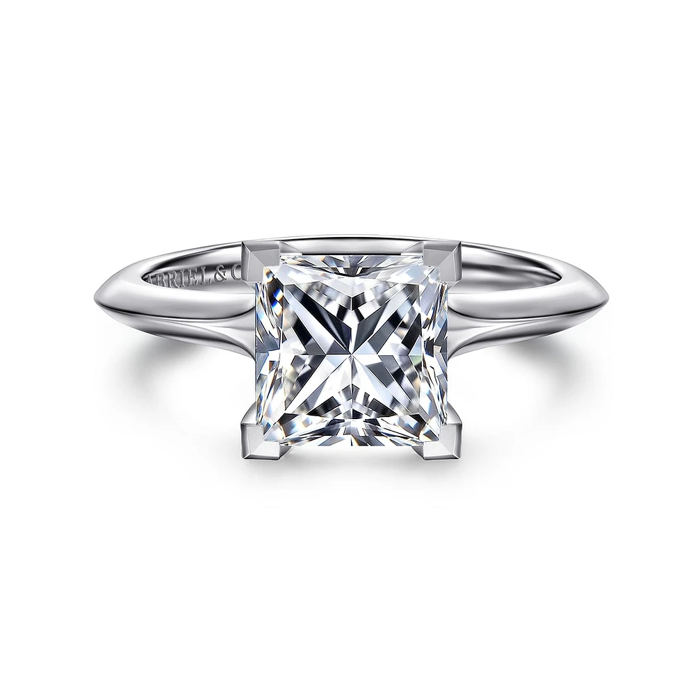 Gabriel & Co 7 Engagement Ring 14K White Gold Classic ER11832S8W4JJJ