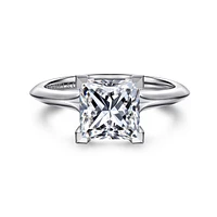 Gabriel & Co 7 Engagement Ring 14K White Gold Classic ER11832S8W4JJJ