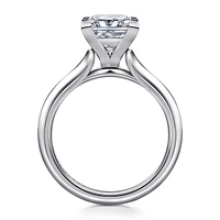 Gabriel & Co 7 Engagement Ring 14K White Gold Classic ER11832S8W4JJJ