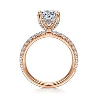 Gabriel & Co 8 Engagement Ring 14K Rose Gold Classic ER13904R8K44JJ