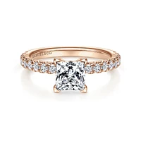 Gabriel & Co 5.5 Engagement Ring 14K Rose Gold Classic ER13904S4K44JJ