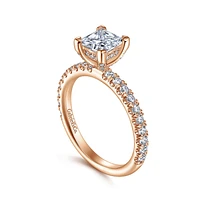 Gabriel & Co 5.5 Engagement Ring 14K Rose Gold Classic ER13904S4K44JJ