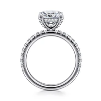 Gabriel & Co 7 Engagement Ring 14K White Gold Classic ER13904S8W44JJ
