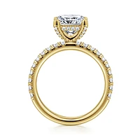 Gabriel & Co 7 Engagement Ring 14K Yellow Gold Classic ER13904S8Y44JJ