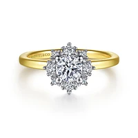 Gabriel & Co 5 Engagement Ring 14K Gold Starlight ER14661R2M44JJ