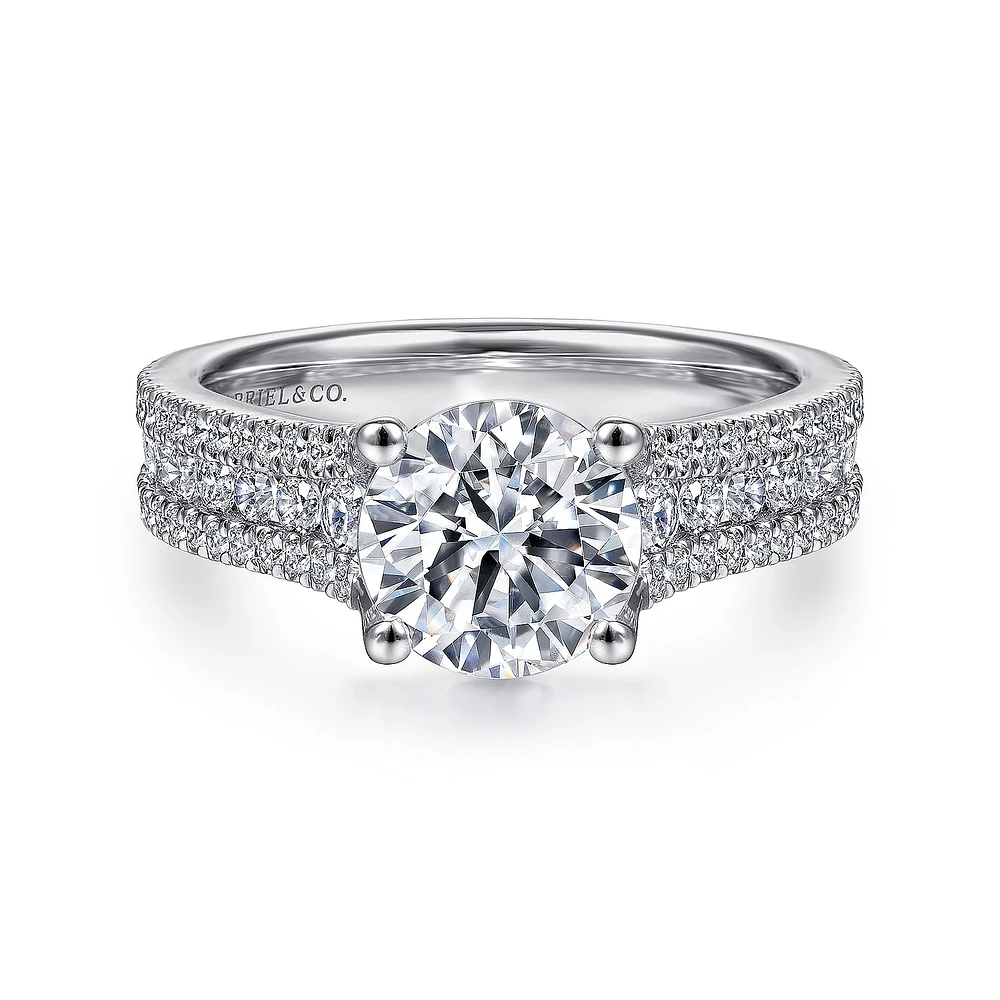Gabriel & Co 7.4 Engagement Ring Platinum Contemporary ER14890R6PT4JJ