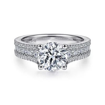 Gabriel & Co 7.4 Engagement Ring Platinum Contemporary ER14890R6PT4JJ