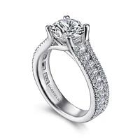 Gabriel & Co 7.4 Engagement Ring Platinum Contemporary ER14890R6PT4JJ
