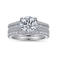 Gabriel & Co 7.4 Engagement Ring Platinum Contemporary ER14890R6PT4JJ