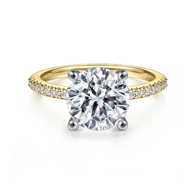 Gabriel & Co 9 Engagement Ring 14K Gold Classic ER14918R12M44JJ