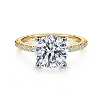 Gabriel & Co 9 Engagement Ring 14K Gold Classic ER14918R12M44JJ