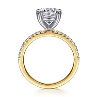 Gabriel & Co 9 Engagement Ring 14K Gold Classic ER14918R12M44JJ
