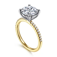 Gabriel & Co 9 Engagement Ring 14K Gold Classic ER14918R12M44JJ