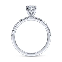 Gabriel & Co 5 Engagement Ring 14K White Gold Classic ER14918R2W44JJ