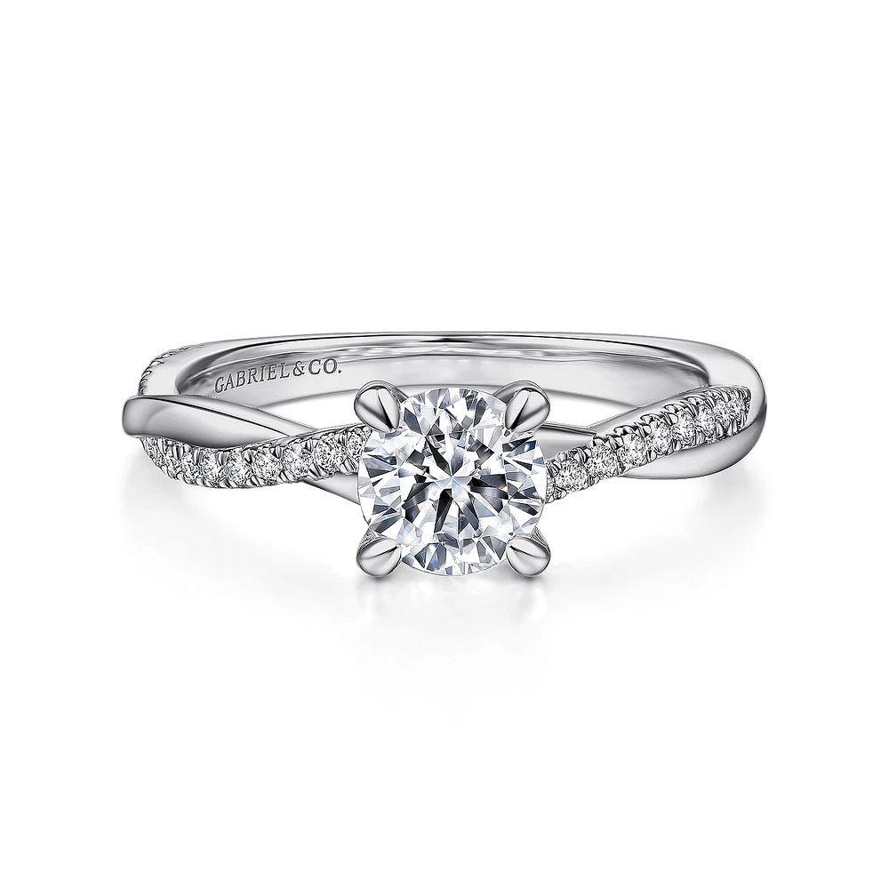 Gabriel & Co 5.75 Engagement Ring Platinum Contemporary ER14922R3PT4JJ