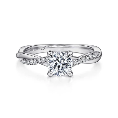 Gabriel & Co 5.75 Engagement Ring Platinum Contemporary ER14922R3PT4JJ