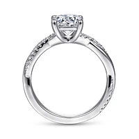 Gabriel & Co 6.5 Engagement Ring Platinum Contemporary ER14922R4PT4JJ