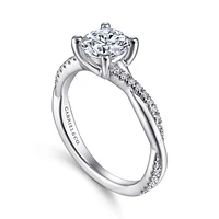 Gabriel & Co 6.5 Engagement Ring Platinum Contemporary ER14922R4PT4JJ