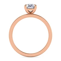Gabriel & Co 6.5 x 5 Engagement Ring 14K Rose Gold Classic ER14982E4K4JJJ