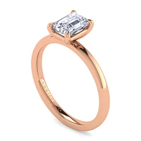 Gabriel & Co 6.5 x 5 Engagement Ring 14K Rose Gold Classic ER14982E4K4JJJ