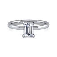 Gabriel & Co 6.5 x 5 Engagement Ring 14K White Gold Classic ER14982E4W4JJJ