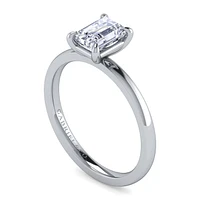 Gabriel & Co 6.5 x 5 Engagement Ring 14K White Gold Classic ER14982E4W4JJJ