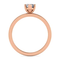 Gabriel & Co 10.5x5 Engagement Ring 14K Rose Gold Classic ER14982M4K4JJJ