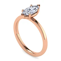 Gabriel & Co 10.5x5 Engagement Ring 14K Rose Gold Classic ER14982M4K4JJJ