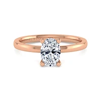 Gabriel & Co 8x5.5 Engagement Ring 14K Rose Gold Classic ER14982O4K4JJJ
