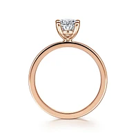Gabriel & Co 8x5.5 Engagement Ring 14K Rose Gold Classic ER14982O4K4JJJ
