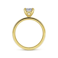 Gabriel & Co 9x6 Engagement Ring 14K Yellow Gold Classic ER14982O6Y4JJJ