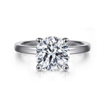 Gabriel & Co 9 Engagement Ring 14K White Gold Classic ER14982R12W4JJJ
