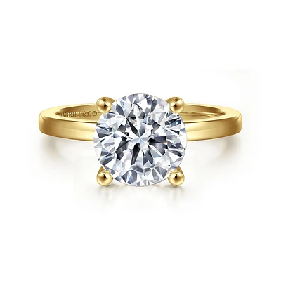 Gabriel & Co 9 Engagement Ring 14K Yellow Gold Classic ER14982R12Y4JJJ