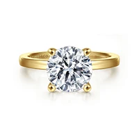 Gabriel & Co 9 Engagement Ring 14K Yellow Gold Classic ER14982R12Y4JJJ